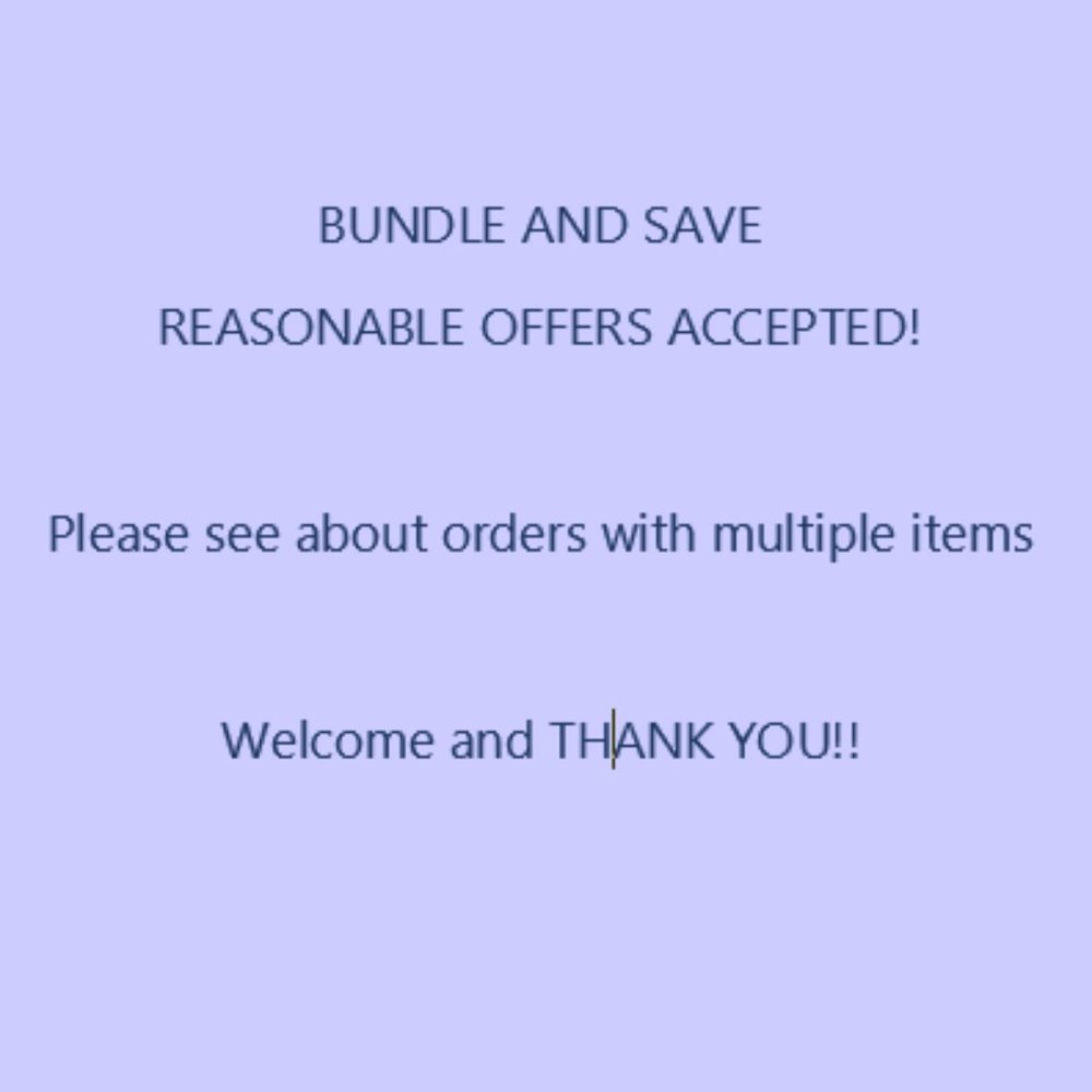 BUNDLE ORDERS